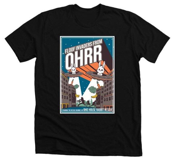 You are currently viewing 🌞🎥 The Floof Invaders T-Shirt Fundraiser Has Landed! 🐇🛸
